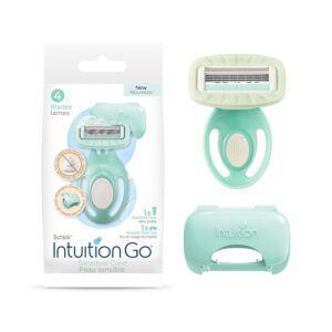 Schick Intuition Go Disposable Travel Razor for Women, 1 Count